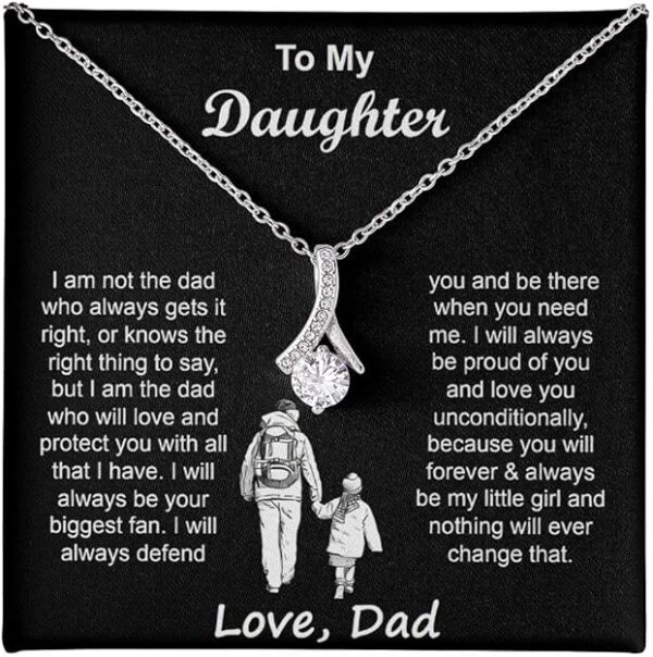 To My Daughter Necklace